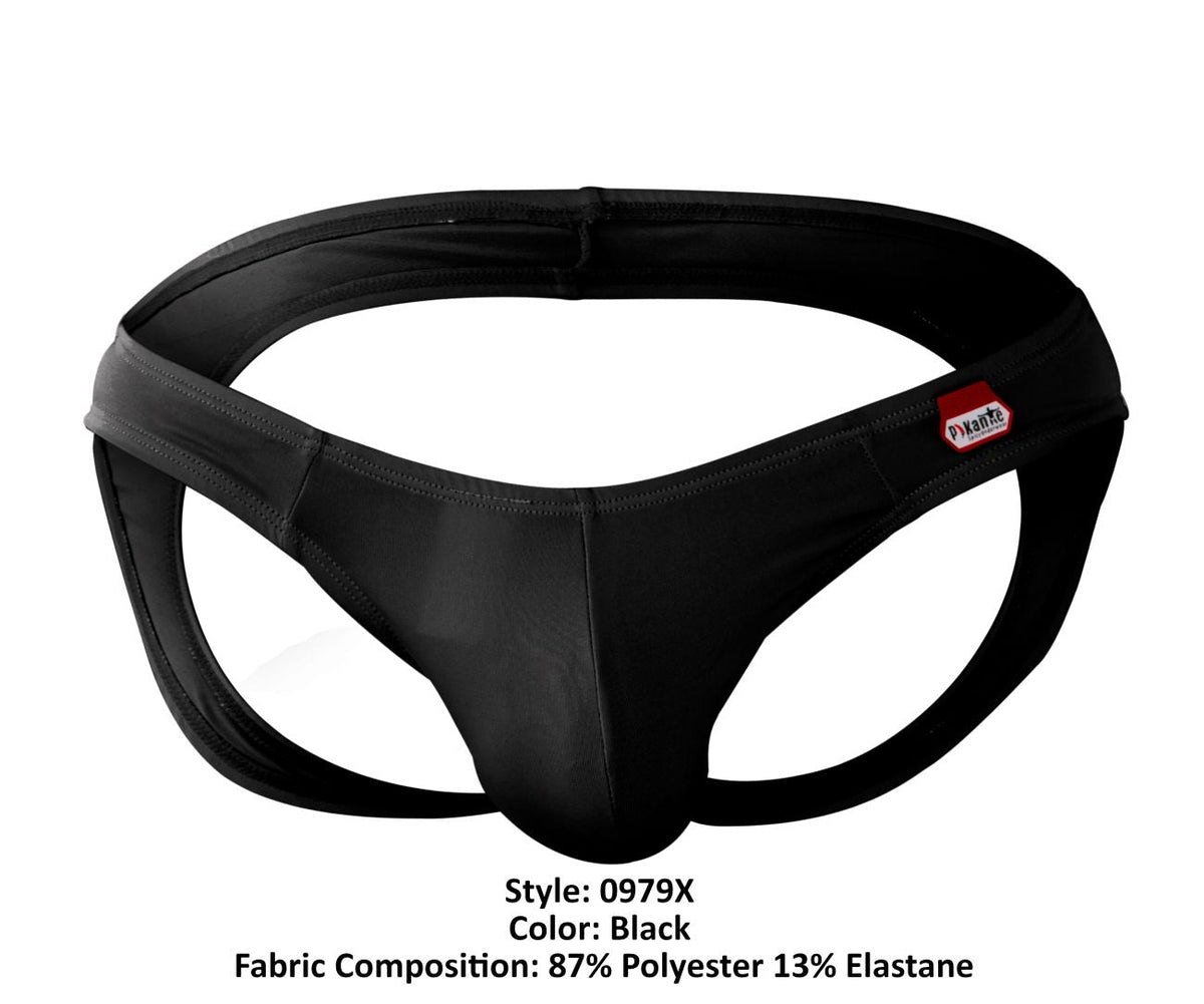 Pikante Angola Jockstrap - Black