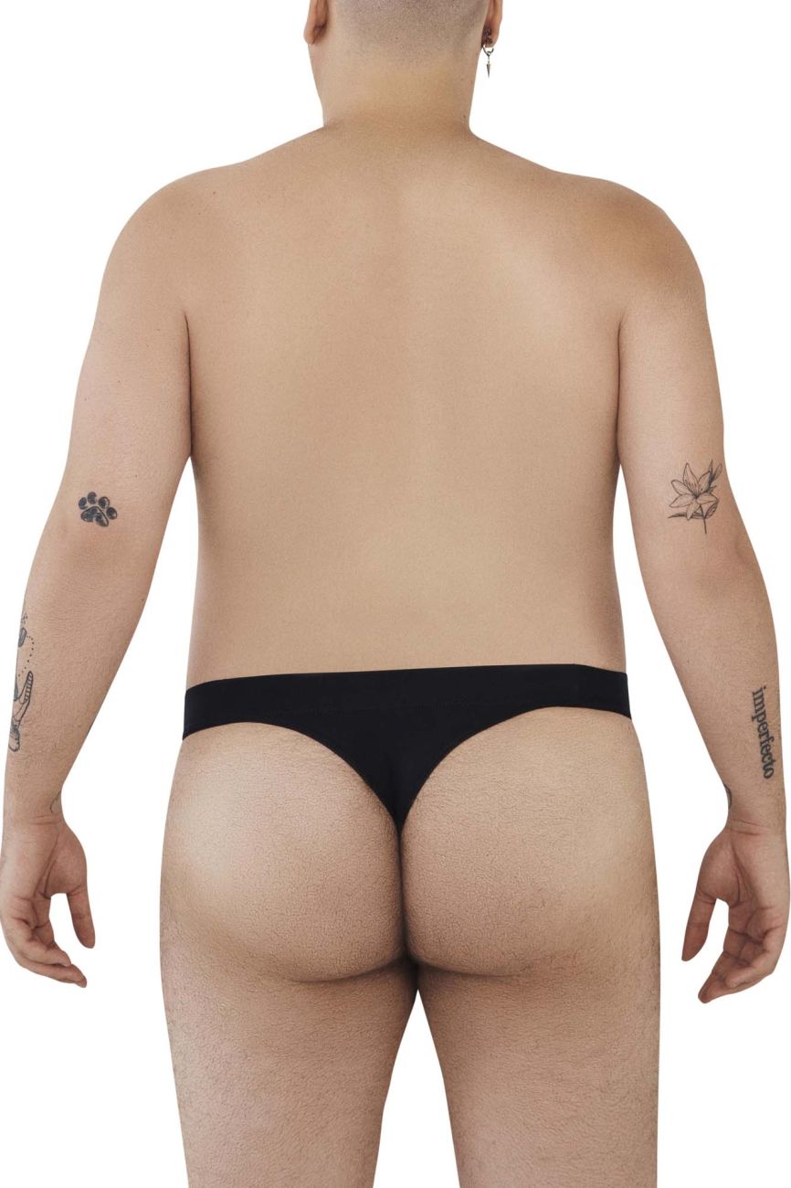 Pikante Terni Thongs - Black