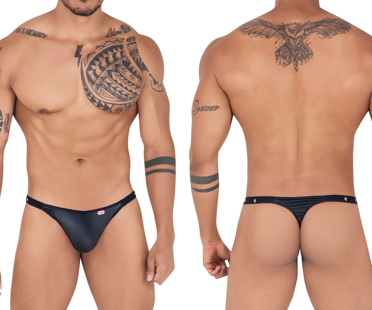 Pikante Perusa Thongs - Black