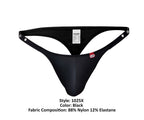 Pikante Perusa Thongs - Black