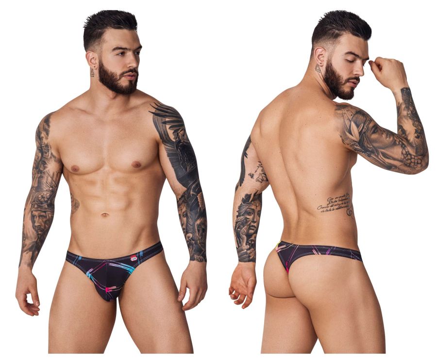 Pikante Nucleus Thongs - Black