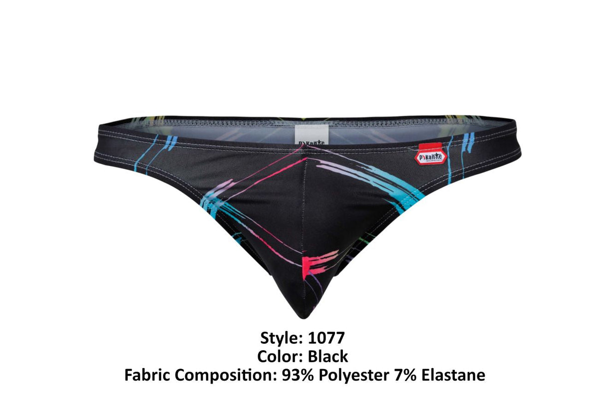 Pikante Nucleus Thongs - Black