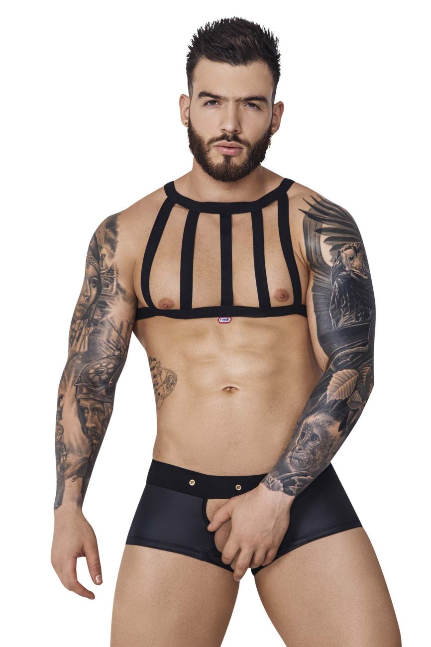 Pikante Hard Harness Jockstrap - Black