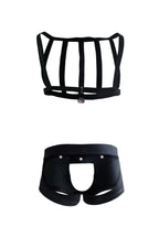Pikante Hard Harness Jockstrap - Black