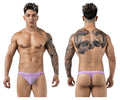 Pikante Luxury Thongs - Lilac Mesh