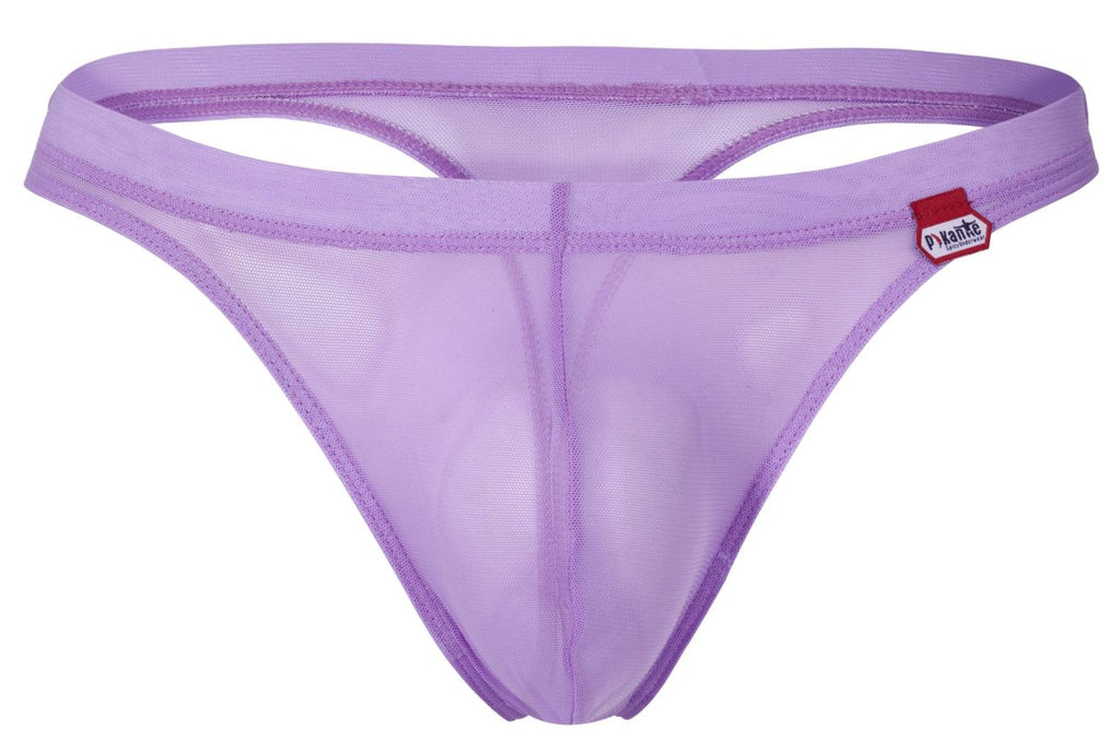 Pikante Luxury Thongs - Lilac Mesh