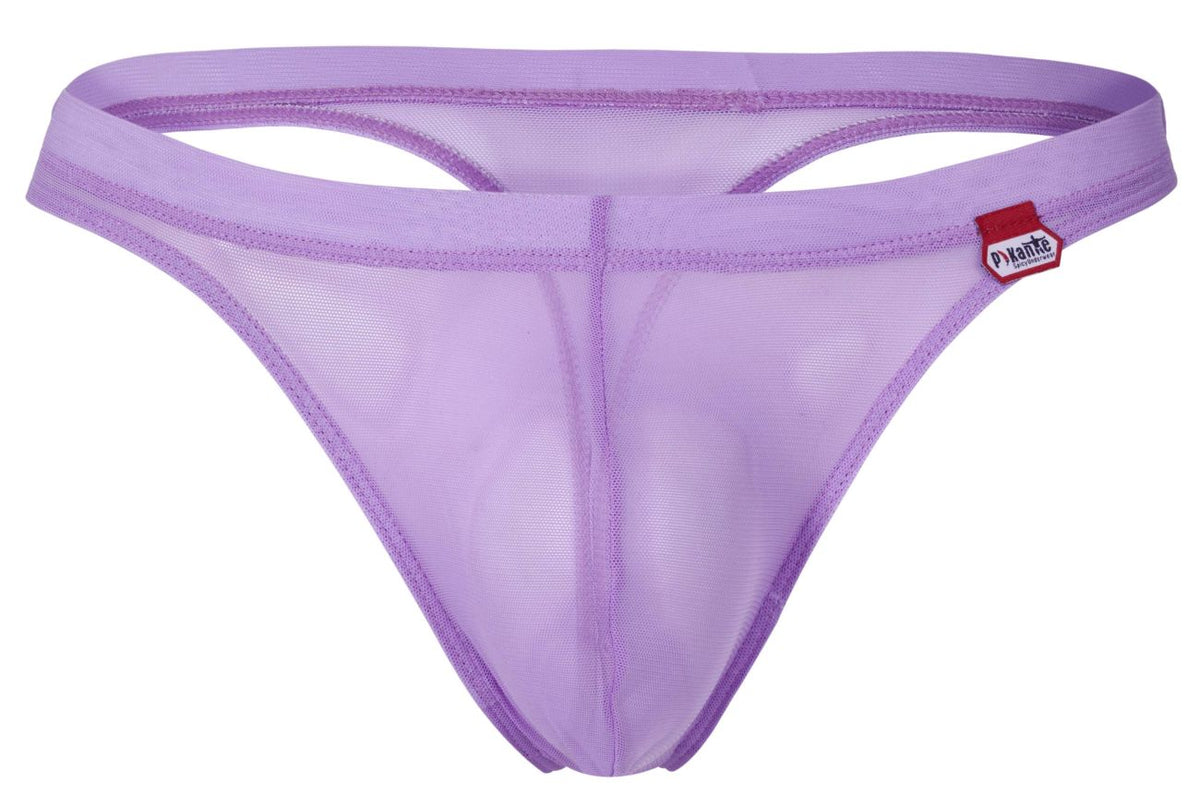 Pikante Luxury Thongs - Lilac Mesh