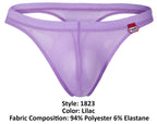 Pikante Luxury Thongs - Lilac Mesh