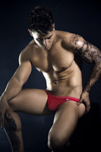 Pikante Luxury Thongs - Red Mesh