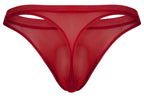 Pikante Luxury Thongs - Red Mesh