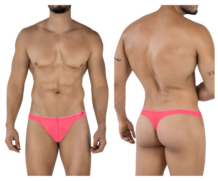 Pikante Amusing Thongs - Fuchsia Mesh