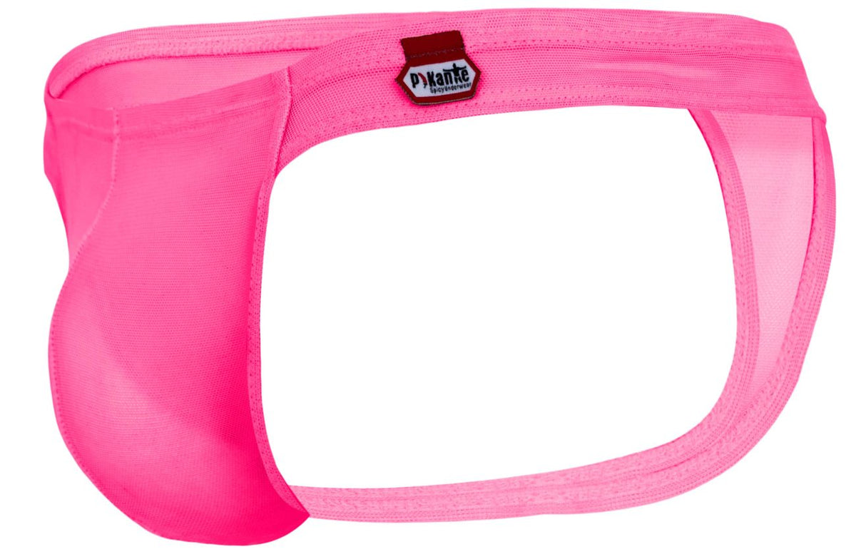 Pikante Amusing Thongs - Fuchsia Mesh