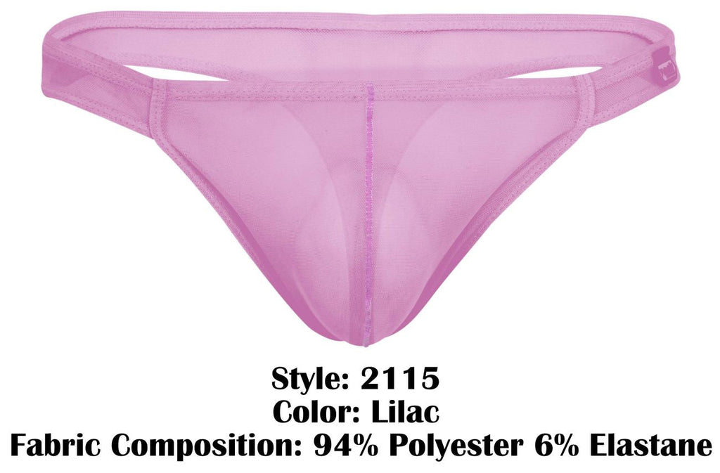Pikante Amusing Thongs - Lilac Mesh