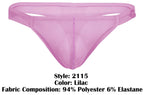 Pikante Amusing Thongs - Lilac Mesh