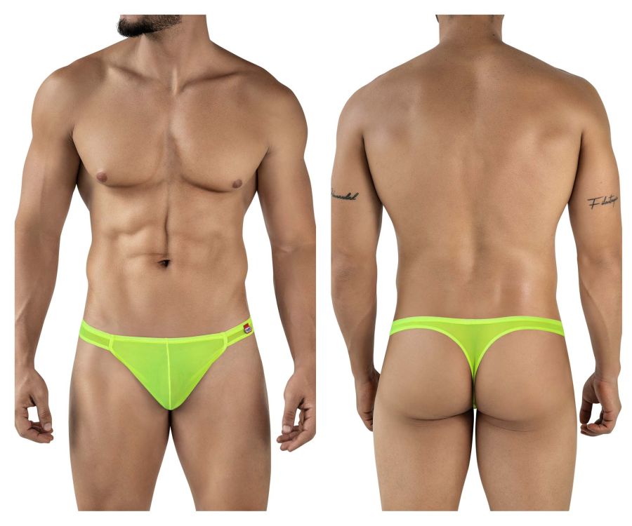 Pikante Amusing Thongs - Neon Green