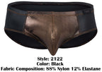 Pikante Gold Cup Briefs - Black