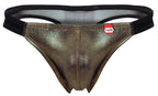 Pikante Gold Cup Thongs - Black
