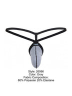 Pikante Sensual Minimalist G-String - Gray