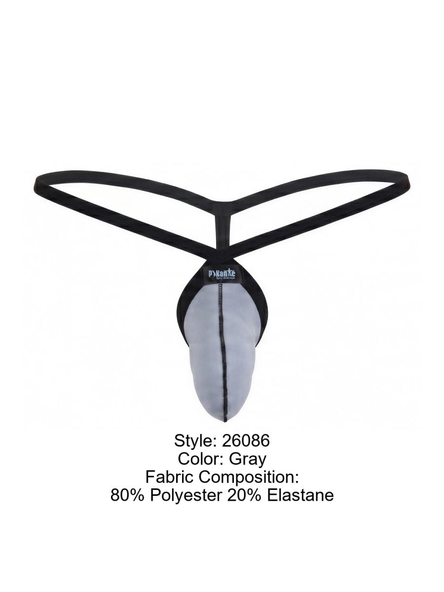 Pikante Sensual Minimalist G-String - Gray