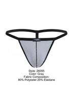 Pikante Nut G-String - Gray