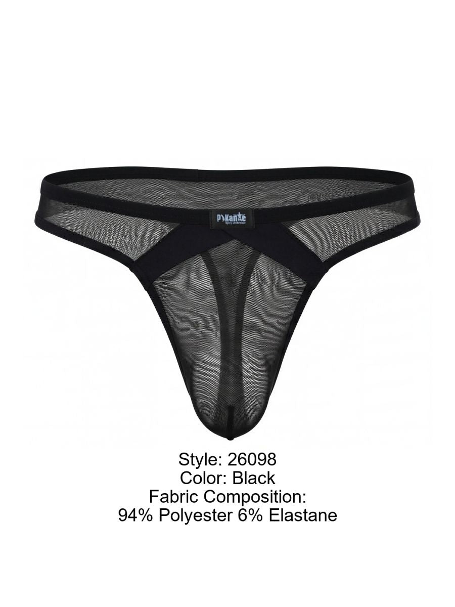 Pikante Sobek Thongs - Black