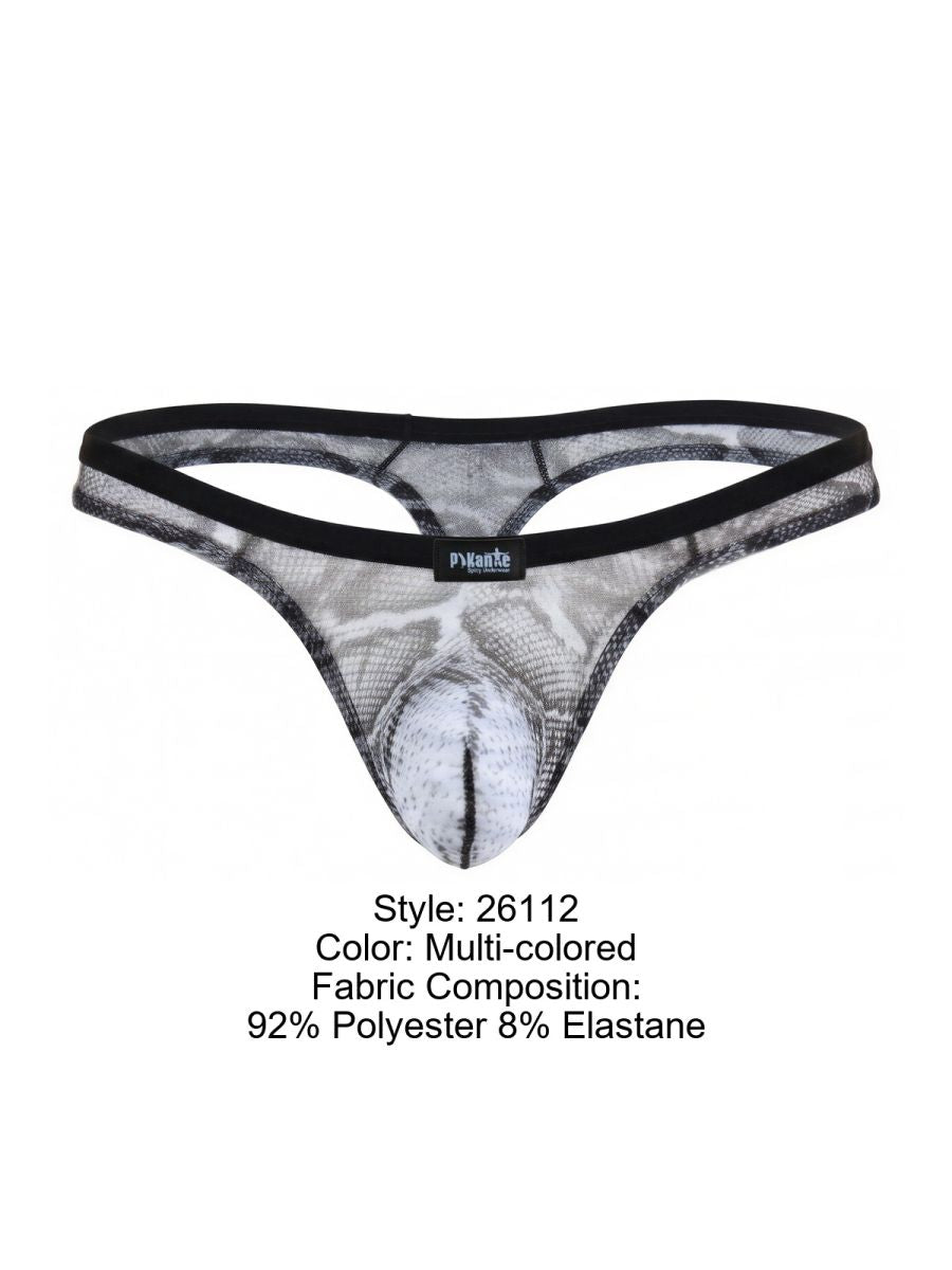 Pikante Piton Thongs - Multi-colored