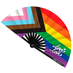 Pride Rainbow Flag Fan