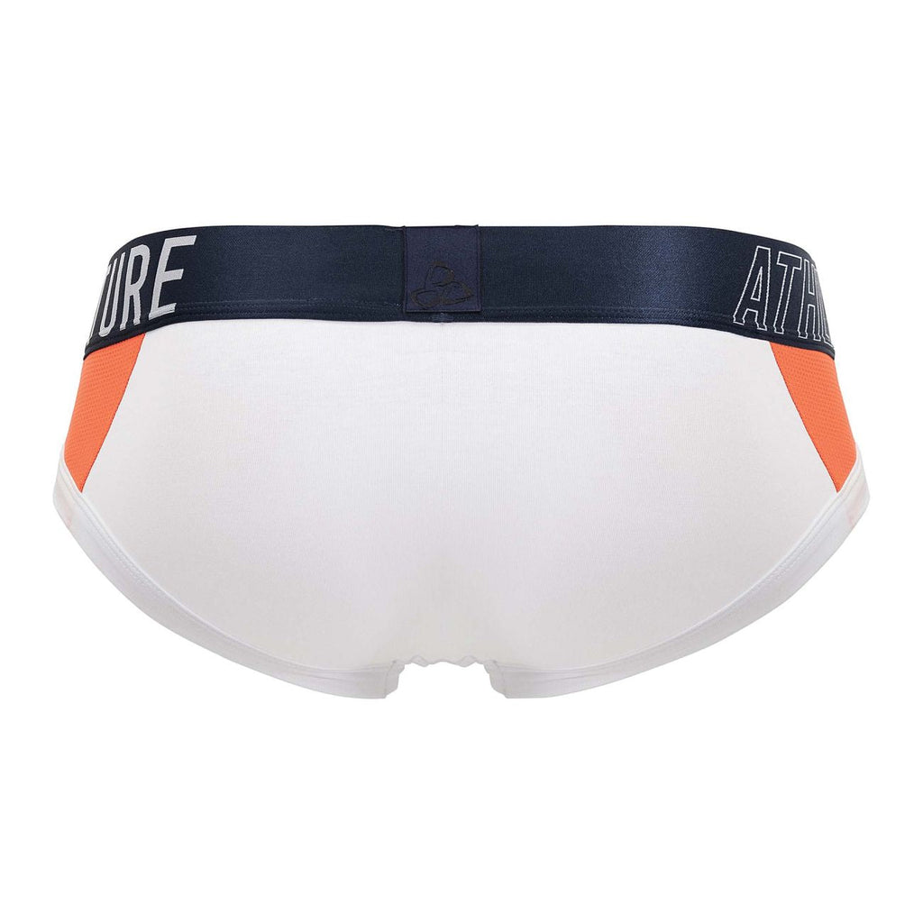 Private Structure Athlete Mini Briefs - White League