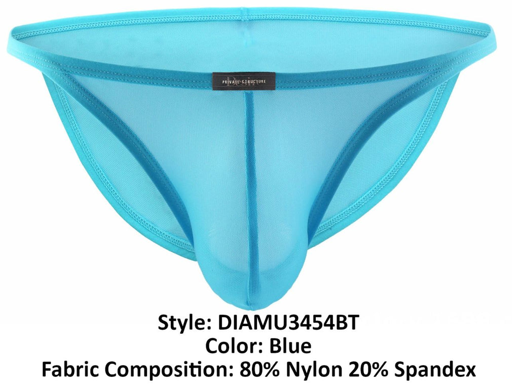 Private Structure Desire Intima Low Rise Bikini - Blue