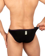 Private Structure Prime Eutopia Bikini Brief - Charcoal