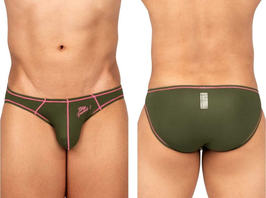 Private Structure Prime Eutopia Bikini Brief - Olive