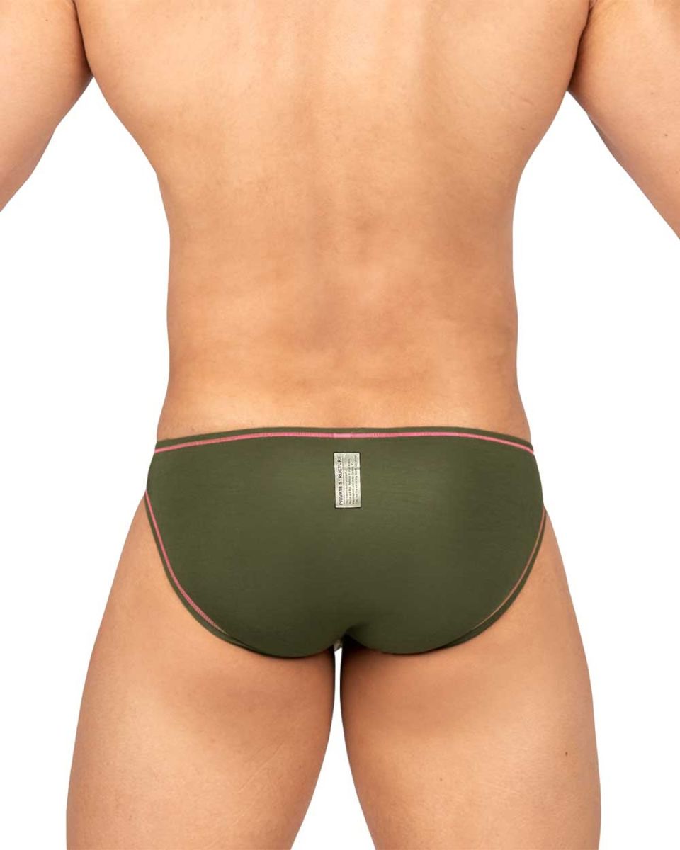 Private Structure Prime Eutopia Bikini Brief - Olive