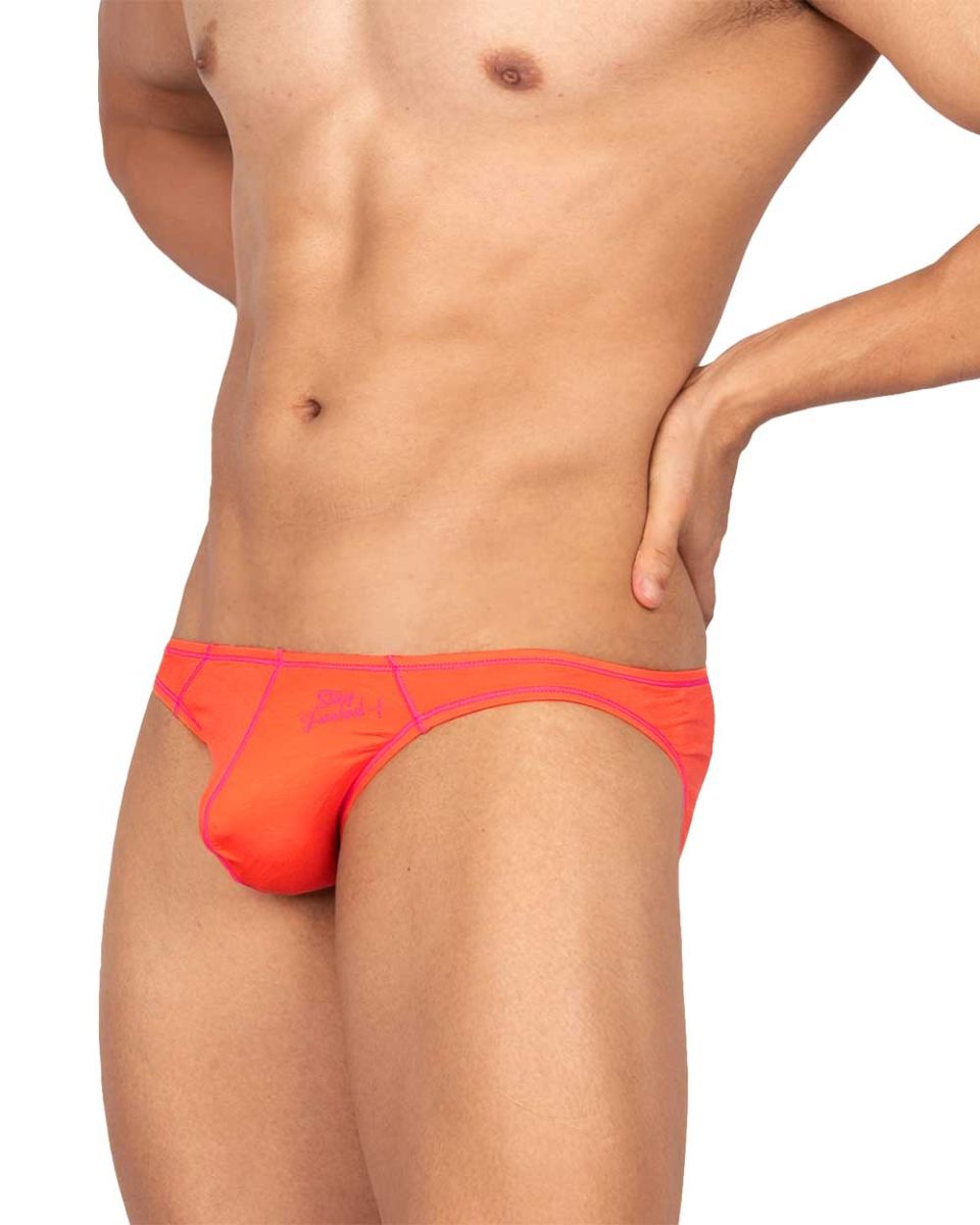 Private Structure EPUS4563 Prime Eutopia Bikini Brief Color Tangerine