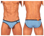 Private Structure Barn Boy Low Rise Mini Brief - Denim