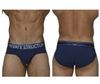 Private Structure Platinum Bamboo Briefs - Midnight Navy