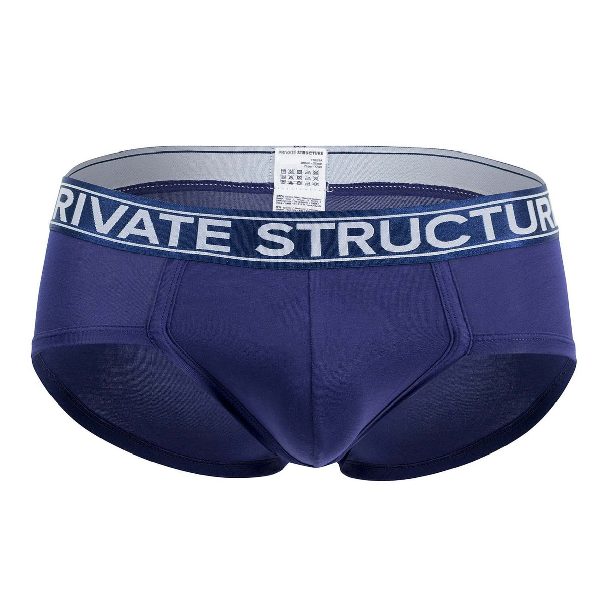 Private Structure Platinum Bamboo Briefs - Midnight Navy