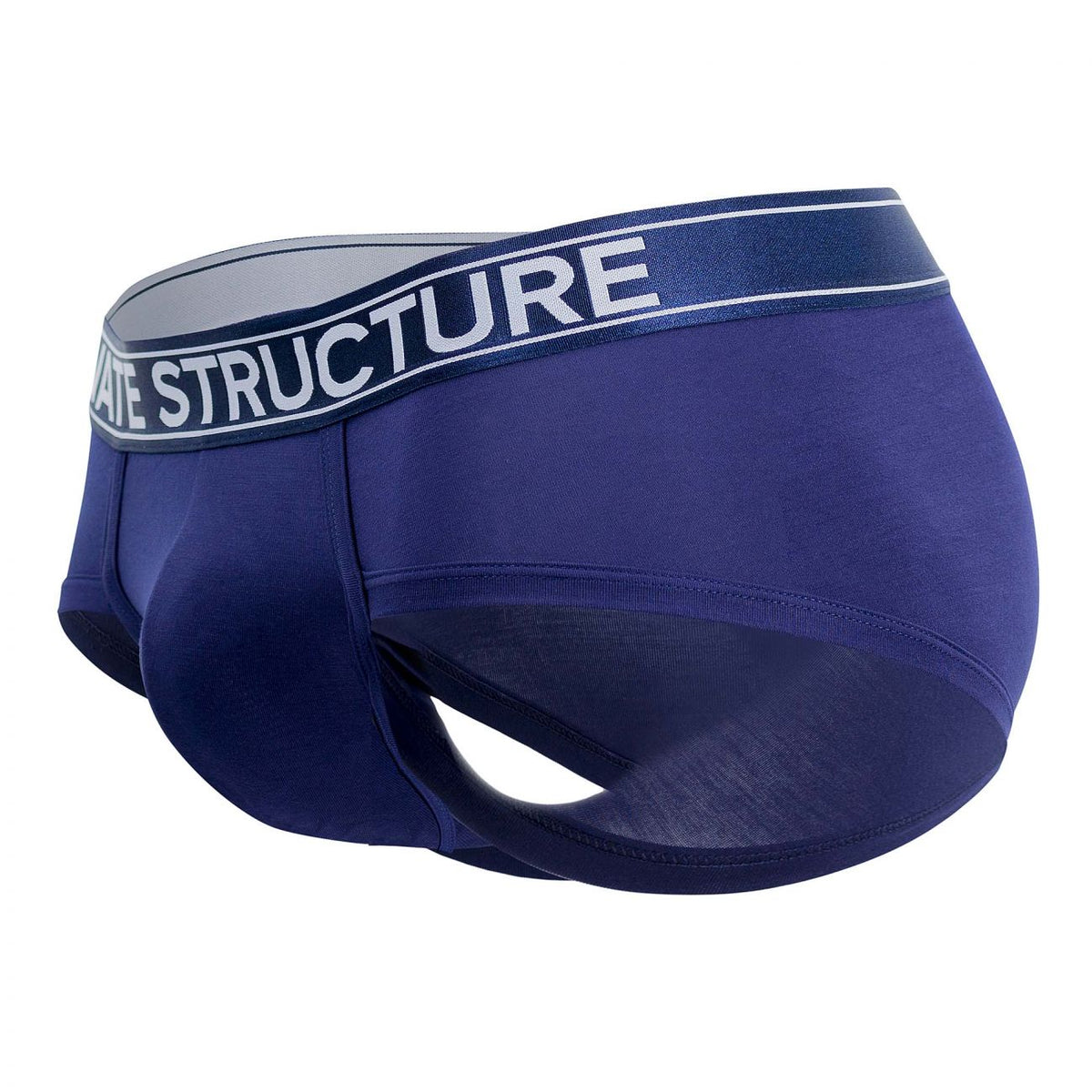 Private Structure Platinum Bamboo Briefs - Midnight Navy