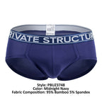 Private Structure Platinum Bamboo Briefs - Midnight Navy