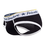 Private Structure Classic Mid Waist Mini Briefs - Black