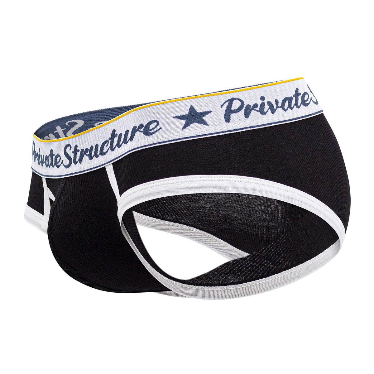 Private Structure Classic Mid Waist Mini Briefs - Black