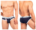 Private Structure Classic Mid Waist Mini Brief - Navy