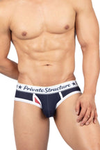 Private Structure Classic Mid Waist Mini Brief - Navy