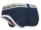 Private Structure Classic Mid Waist Mini Brief - Navy