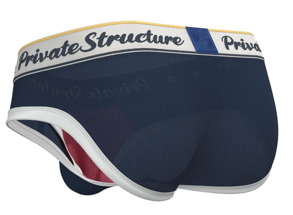 Private Structure Classic Mid Waist Mini Brief - Navy