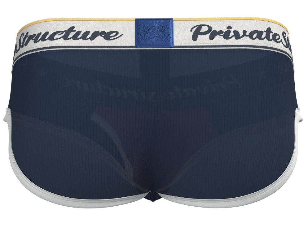 Private Structure Classic Mid Waist Mini Brief - Navy
