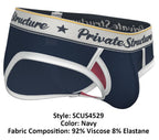 Private Structure Classic Mid Waist Mini Brief - Navy