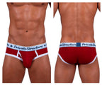 Private Structure Classic Mid Waist Mini Briefs - Red
