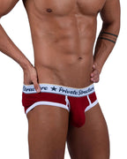 Private Structure Classic Mid Waist Mini Briefs - Red