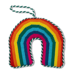 Needlepoint Icon Ornament - Rainbow