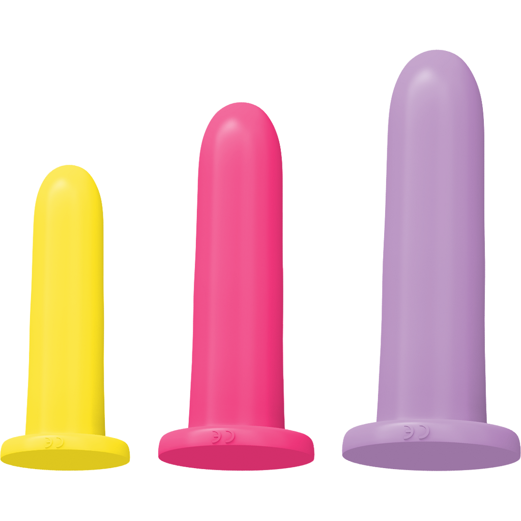 Rock Candy Beginner Silicone Dilator Set (3 Piece) - Multicolors